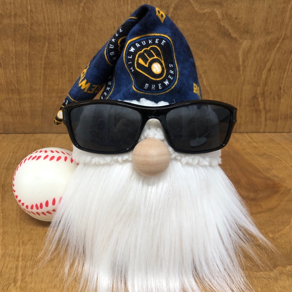 Milwaukee Brewers Gnome MLB Baseball Sports Fan Ball Sunglasses Gift Team